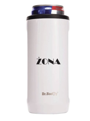 Kubek termiczny na kawę 2w1 Dr.Bacty Notus 360 ml - biały - Żona