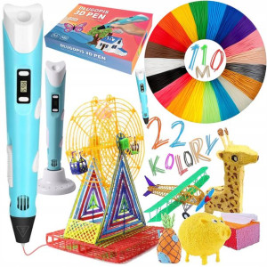 Długopis Drukarka 3d Pen Dla Dzieci + Wkłady 110m