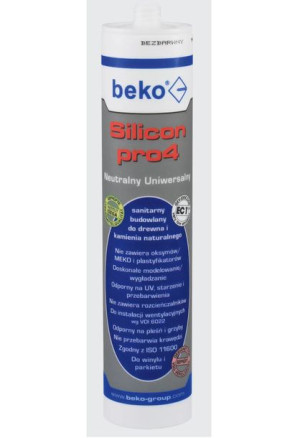 Silikon SILICON uniwersalny PRO4 BEKO 310ml Antracyt