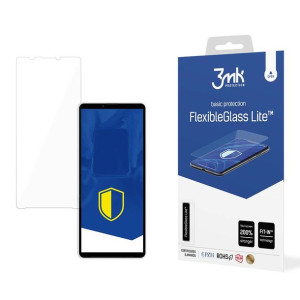 Niepękające szkło hybrydowe do Sony Xperia 10 V - 3mk FlexibleGlass Lite