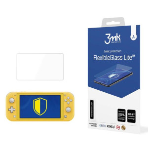 Niepękające szkło hybrydowe do Nintendo Switch Lite 2019 - 3mk FlexibleGlas