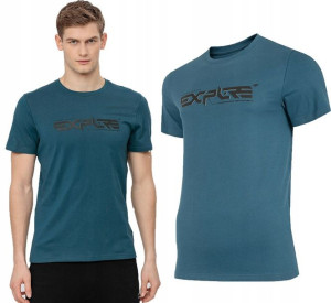 Koszulka Męska 4f Sportowa T-shirt Bawełna M