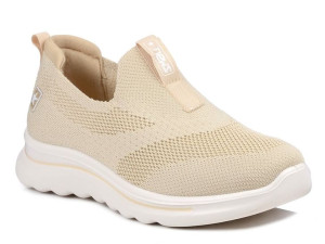 Buty sportowe wsuwane lekkie beżowe News 5593