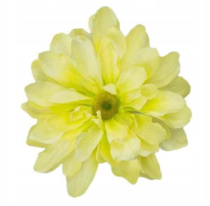 Dalia główka 17 cm SZTUCZNY KWIAT Lt.Yellow