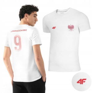 Koszulka Kibica Męska 4f Lewandowski Rl9 T-shirt M