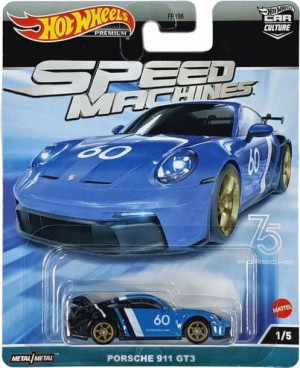 Hot Wheels Premium PORSCHE 911 GT3 SPEED MACHINES