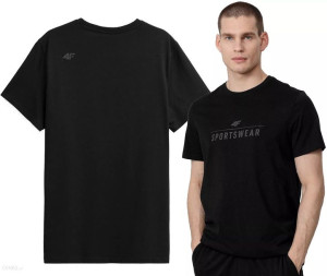 Koszulka Męska 4f Sportowa T-shirt Bawełna L