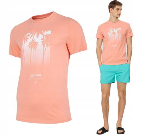 Koszulka Męska 4f Sportowa T-shirt Bawełna M