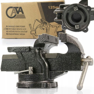 Imadło Ślusarskie Obrotowe 125mm Kowadło Solidne