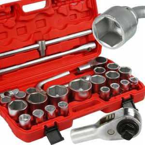 Klucze Nasadowe 26 Pcs 3/4 Duże Nasadki Zestaw Tir
