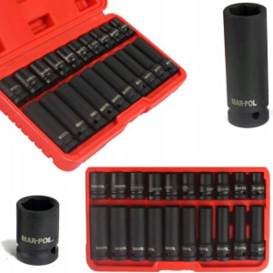 Zestaw Nasadek Udarowych 1/2" 10-19 20 El M-p