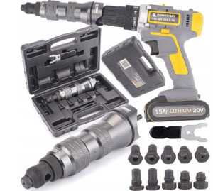 Nitownica na WKRĘTARKĘ Adapter Do Nitów Zrywalnych