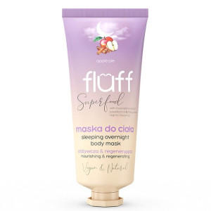 Fluff Sleeping Overnight odżywczo-regenerująca maska do ciała Szarlotka 150