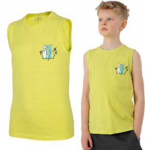 Koszulka Chłopięca 4f Bez Rękawów T-shirt 158