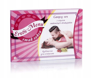 Gra erotyczna Erotic menu - smak seksu dla par