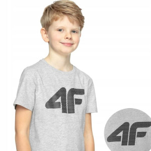 Koszulka Chłopięca 4f T-shirt Bawełna 122