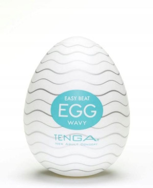 *Wavy* Tenga Egg Japoński Masturbator Pochwa