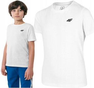 Koszulka Chłopięca 4f T-shirt Bawełna Wf 122