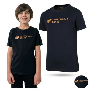 Koszulka Chłopięca 4f T-shirt Bawełna 146