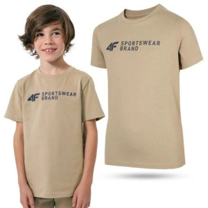 Koszulka Chłopięca 4f T-shirt Bawełna 134