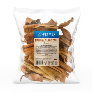 PETMEX Skóra barania gryzak naturalny 500g