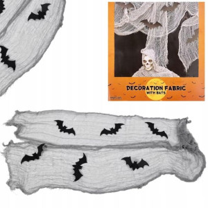 Tkanina Dekoracyjna Z Nietoperzami Halloween 4.2m