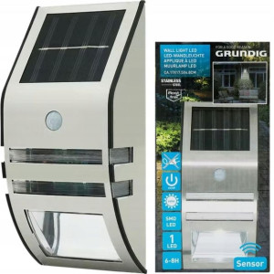 Lampa Solarna Ścienna Z Czujnikiem Ruchu Zmierzchu