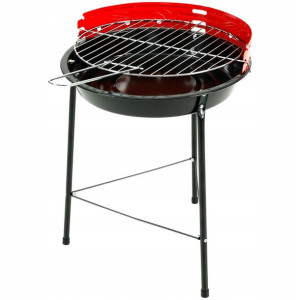 Praktyczny Grill Węglowy Bbq 33x33x43cm