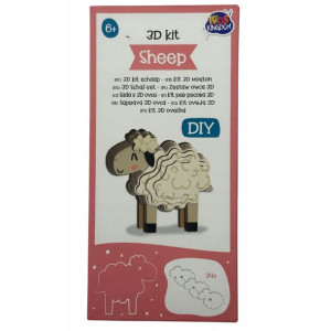 Zrób To Sam Diy Figurka 3d - Owca