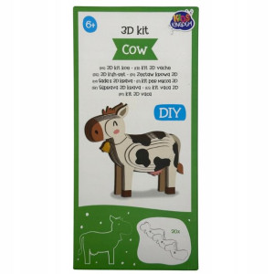 Zrób To Sam Diy Figurka 3d - Krowa