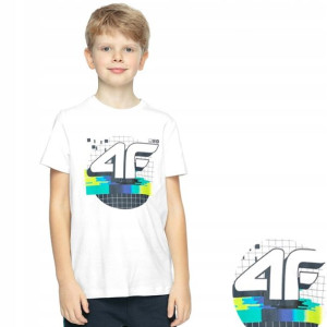 Koszulka Chłopięca 4f T-shirt Bawełna 164