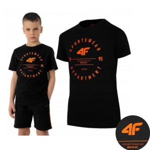 Koszulka Chłopięca 4f T-shirt Bawełna 164