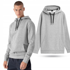 Bluza Męska 4f Sportowa Z Kapturem Dresowa L
