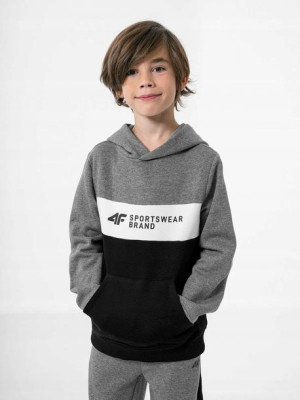 Bluza Chłopięca 4f Dresowa Kaptur Dziecięca 122
