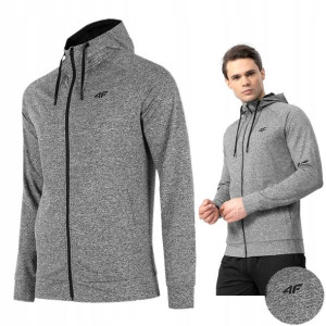 Bluza Męska 4f Funkcyjna Rozpinana Z Kapturem L