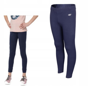 Legginsy Dziewczęce 4f Getry Leginsy Bawełna 158