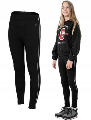 Legginsy Dziewczęce 4f Getry Leginsy Bawełna 158