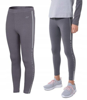 Legginsy Dziewczęce 4f Getry Leginsy Bawełna 128