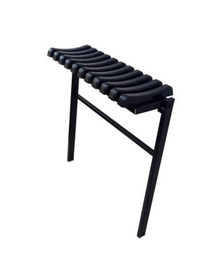 Ławeczka cmentarna metalowa malowana proszkowo 72 cm