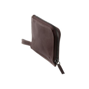 Antica Toscana Zipper Key Case Pouch Car Key Holder in Genuine Leather with