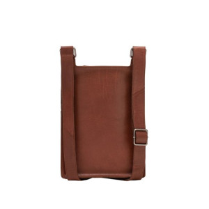 DUDU Męska torba na ramię Crossbody Messenger Bag in Buffalo Leather z kies