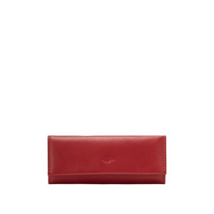 Nuvola Pelle Real Leather Key Case Holder Wallet with 6 Hooks for Long Keys
