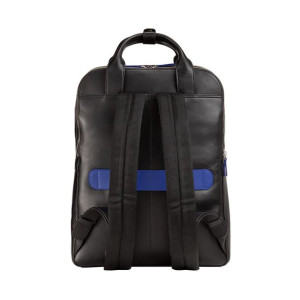 DUDU Travel Laptop Backpack 16 inch Leather Computer Backpack with Double Z