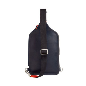 DUDU Leather Sling Bag, Chest Bag for Men, Elegant Nappa Crossbody Bag with