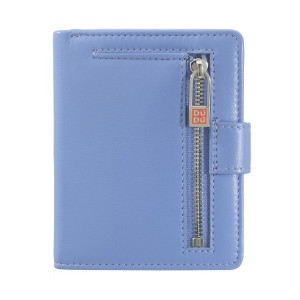 DUDU Purses for Women Genuine Leather Small Bifold Compact Womens Wallet wi