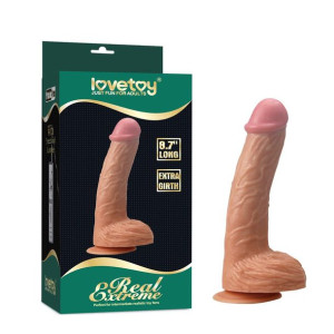 Realistyczne dildo z przyssawką 22 cm Real Extreme