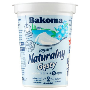 Jogurt naturalny gęsty 370g