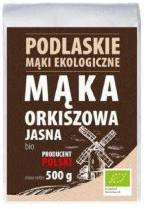 Mąka Orkiszowa Jasna Bio 500 G - Bio Life (mąki Podlaskie)