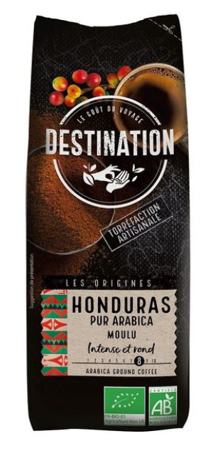 Kawa Mielona Arabica 100 % Honduras Fair For Life Bio 250 G - Destination