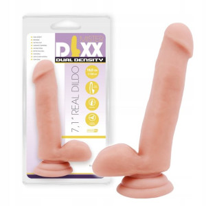 Dildo, realistyczny penis na przyssawce, 18 cm.